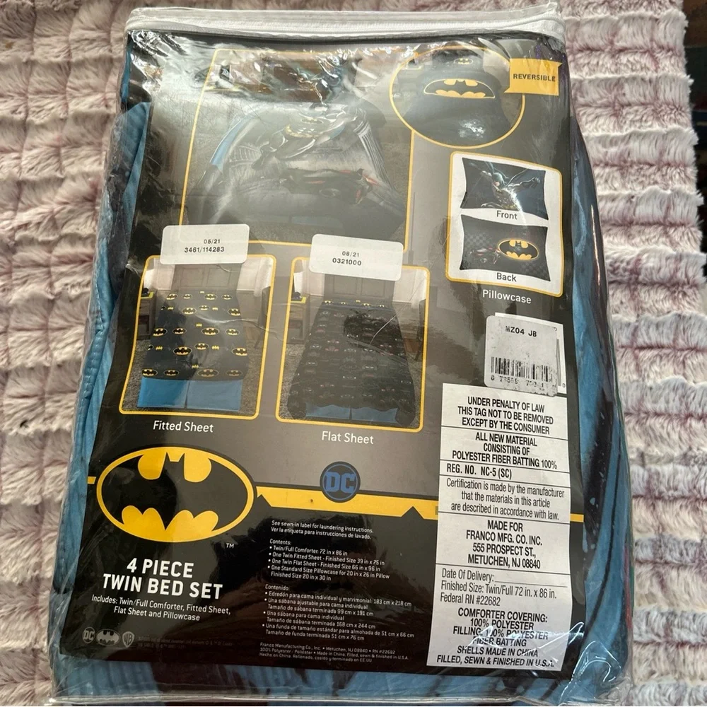 DC 4 Piece Twin Bed Set